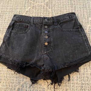 Hollister hi-rise button fly short